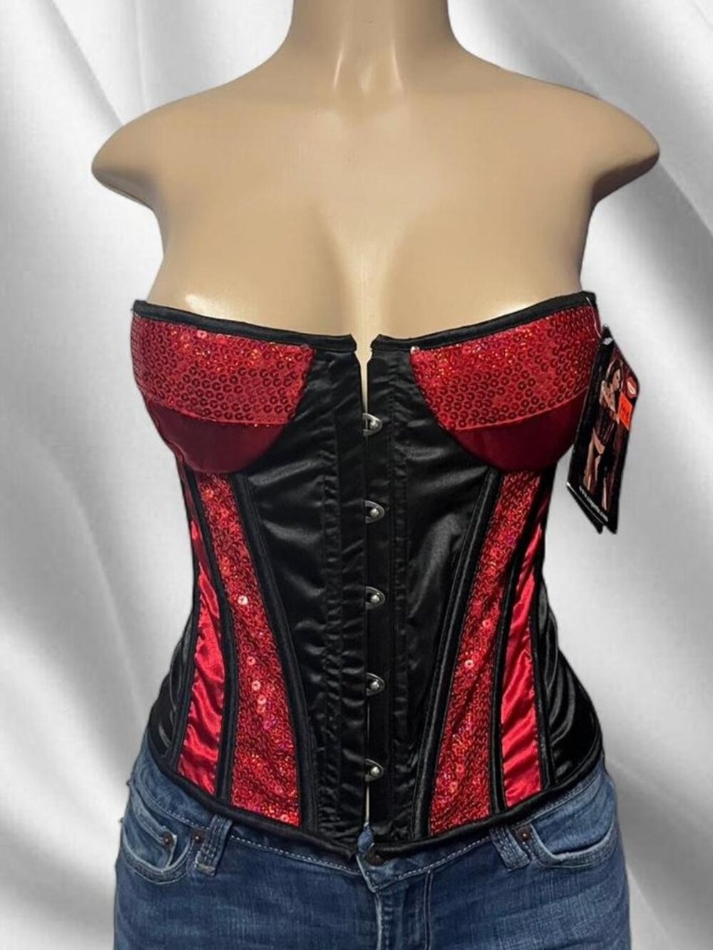 Deadstock Coquette Sequin Corset